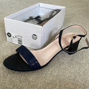 Brand New Navy Heels Size 10